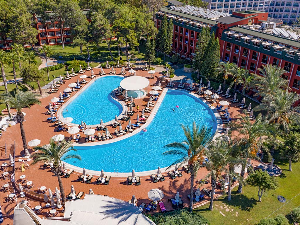 Poolområdet ved Pegasos Club