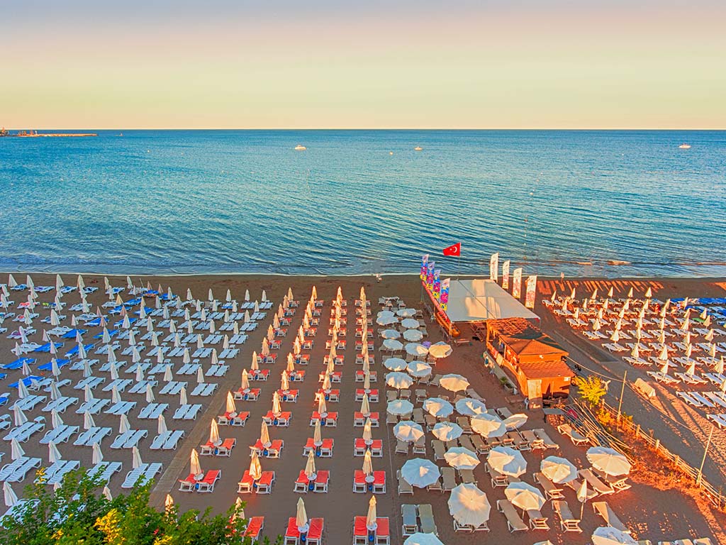 Hotellets egen strandafdeling